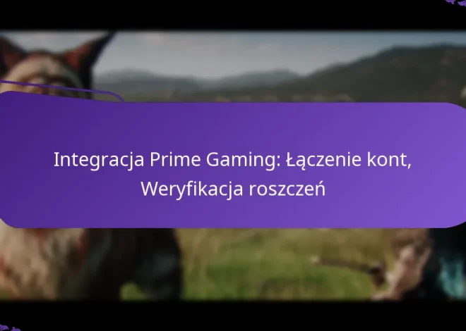 Integracja Prime Gaming: Łączenie kont, Weryfikacja roszczeń