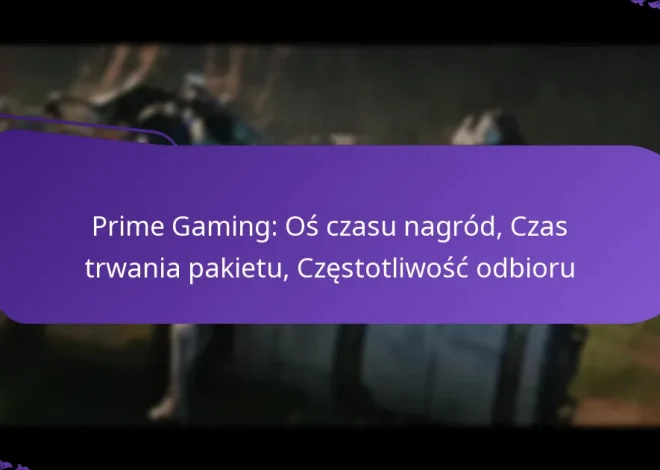 Prime Gaming: Oś czasu nagród, Czas trwania pakietu, Częstotliwość odbioru