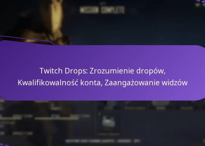 Twitch Drops: Zrozumienie dropów, Kwalifikowalność konta, Zaangażowanie widzów